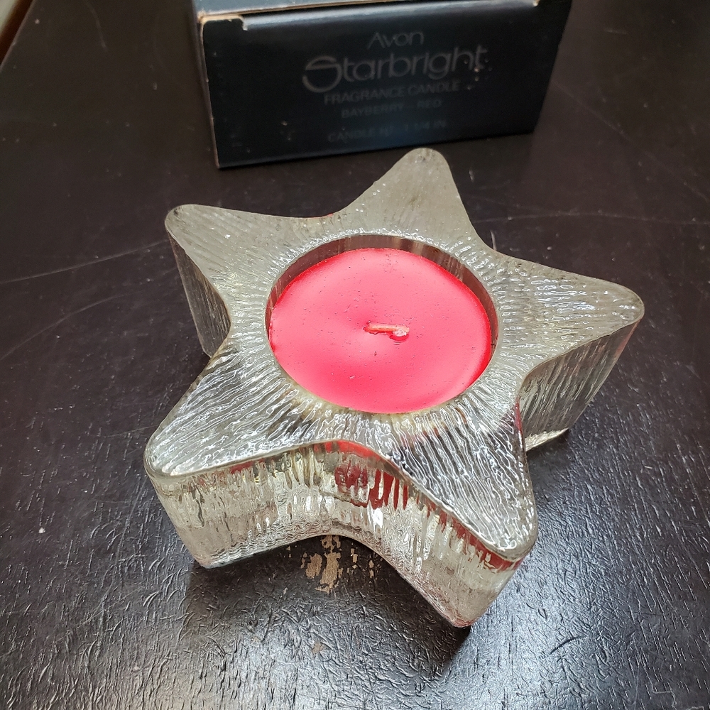 Vintage Avon starlight candle red - Picture 4 of 7